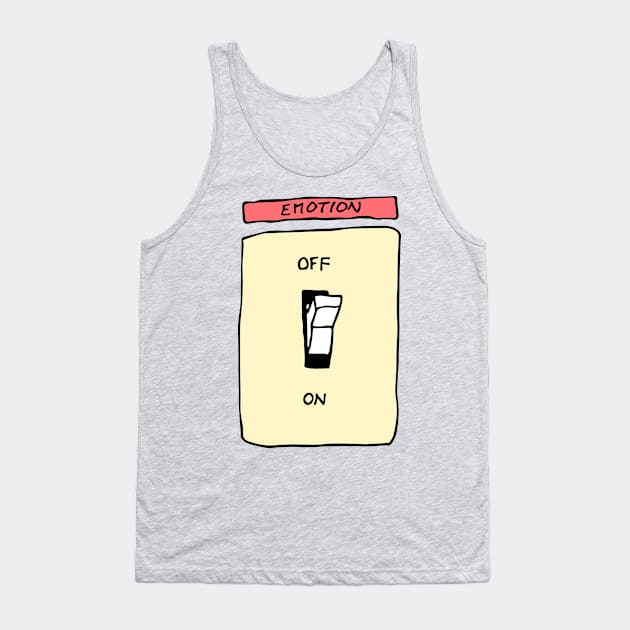 OFF-ON Emotion Tank Top by BYVIKTOR